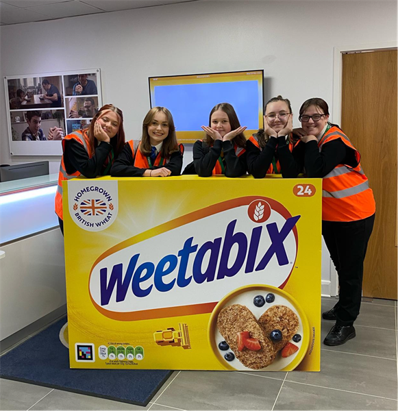 KBA Students Attend Inaugural Women In Engineering Day at Weetabix Headquarters